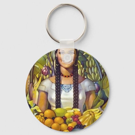 ヴィンテージメキシコ旅行観光広告 キーホルダー (正面)