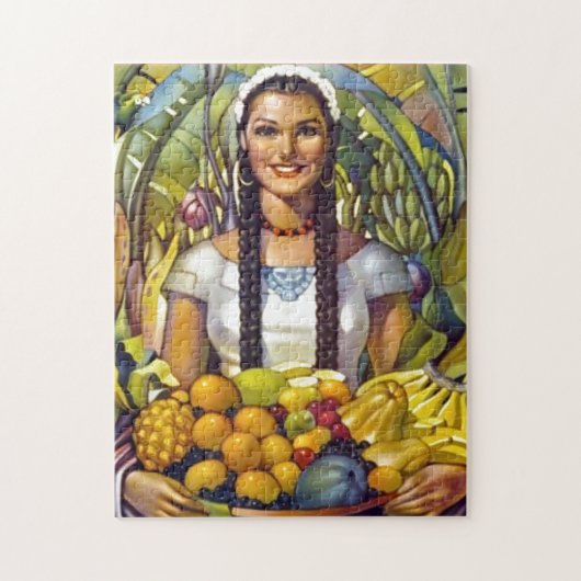 ヴィンテージメキシコ旅行観光広告 ジグソーパズル (縦)