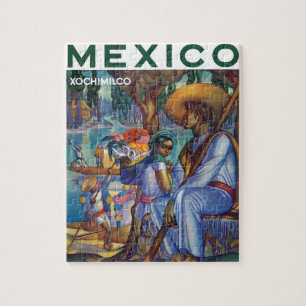 ヴィンテージメキシコ旅行観光広告 ジグソーパズル