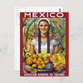 ヴィンテージメキシコ旅行観光広告 ポストカード (正面/裏面)