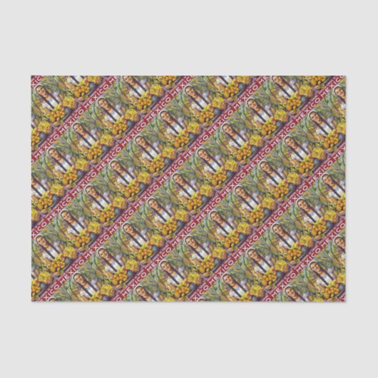 ヴィンテージメキシコ旅行観光広告 薄葉紙 (正面)