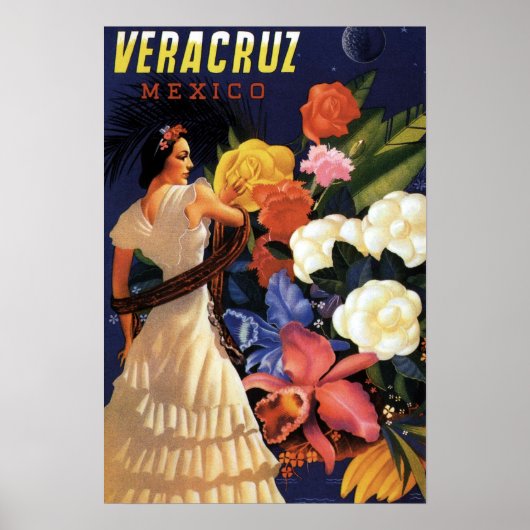 ヴィンテージメキシコ旅行 ポスター (正面)