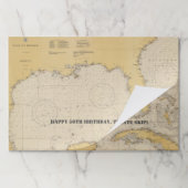 ヴィンテージメキシコ湾の正統航海の図 ペーパーパッド (折り畳み)