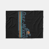 ヴィンテージメキシコ湾1550ビーチパームスサマーバック フリースブランケット (正面(横))