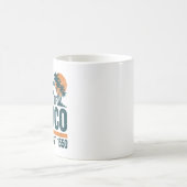 ヴィンテージメキシコ湾1550年レトロビーチ コーヒーマグカップ (中央)