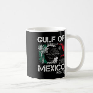 ヴィンテージメキシコ湾1672歴史地図レトロベア コーヒーマグカップ