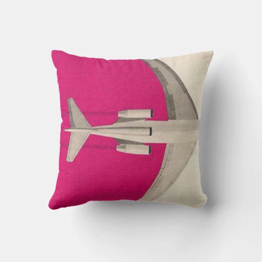 ヴィンテージメキシコ航空装飾用クッション クッション (裏面)