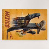 ヴィンテージメキシコ – メキシコ旅行観光広告 ジグソーパズル (横)