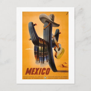 ヴィンテージメキシコ – メキシコ旅行観光広告 ポストカード
