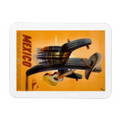 ヴィンテージメキシコ – メキシコ旅行観光広告 マグネット (横)