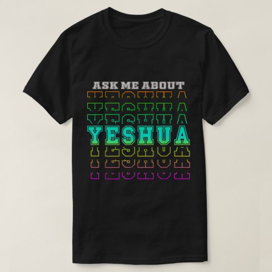 ヴィンテージメシア教イエスヘブライ語の名前Yes Tシャツ (デザイン正面)