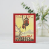 ヴィンテージメジェーブ，ローヌ=アルプス，フランス –  ポストカード (スタンド正面)