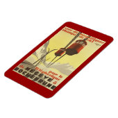 ヴィンテージメジェーブ，ローヌ=アルプス，フランス –  マグネット (左側)