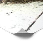 ヴィンテージメタルガーデンフェンス ポスター (角)