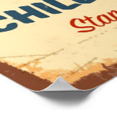 ヴィンテージメタルサイン – パパのBBQ ポスター (角)