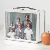 ヴィンテージメタルランチボックスビクトリアンブラックファミリー メタルランチボックス (インサイチュ)