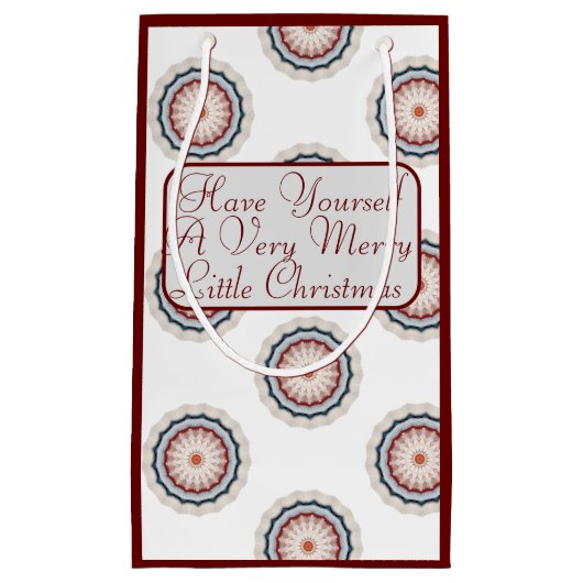 ヴィンテージメダリオン抱き枕 スモールペーパーバッグ (正面)