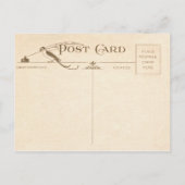 ヴィンテージメッキバラ母の日 ポストカード (裏面)