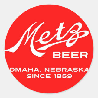 ヴィンテージメッツビールステッカー ラウンドシール