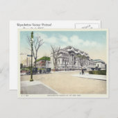 ヴィンテージメトロポリタン博物館,ニューヨーク,ニューヨーク ポストカード (正面/裏面)