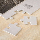 ヴィンテージメドフォード・マサチューセッツの地図 ジグソーパズル (側面)