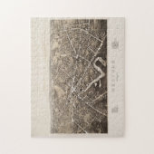 ヴィンテージメドフォード・マサチューセッツの地図 ジグソーパズル (縦)