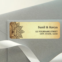 ヴィンテージメフェンディヘナインディアン結婚ズ