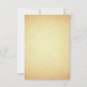 ヴィンテージメフェンディヘナインディアン結婚ズ 出欠カード (裏面)