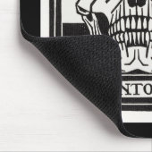 ヴィンテージメメントモリスカルイラストレーションアート マウスパッド (コーナー)