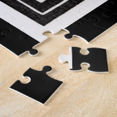 ヴィンテージメメントモリスカルイラストレーション ジグソーパズル (側面)