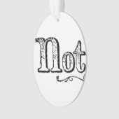 ヴィンテージメモとクエリのタイポグラフ オーナメント (正面)