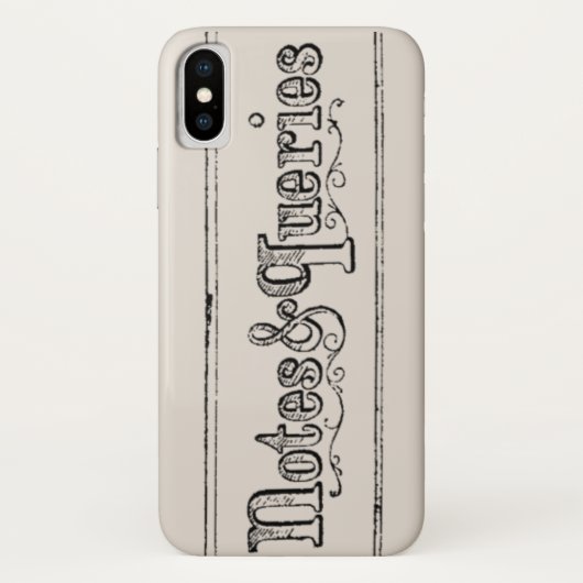 ヴィンテージメモとクエリのタイポグラフ Case-Mate iPhoneケース (裏面)
