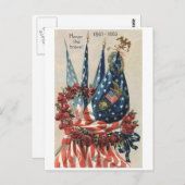 ヴィンテージメモリアルデーはがき ポストカード (正面/裏面)