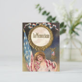 ヴィンテージメモリアルデーはがき ポストカード (スタンド正面)