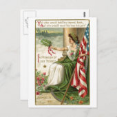 ヴィンテージメモリアルデー ポストカード (正面/裏面)