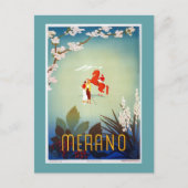 ヴィンテージメラノメランイタリアン旅行 ポストカード (正面)
