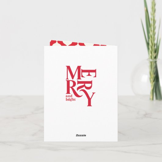 ヴィンテージメリーと明るいカラフルクリツマス 案内状 (裏面)