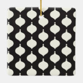 ヴィンテージメリーと結婚したクリスマス結婚写真 セラミックオーナメント (裏面)