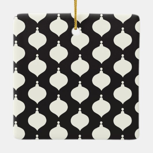 ヴィンテージメリーと結婚したクリスマス結婚写真 セラミックオーナメント (裏面)