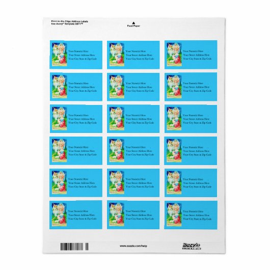 ヴィンテージメリーイエスアンドエンジェルス住所 シール (フルシート)