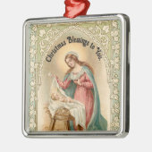 ヴィンテージメリーウィズイエスオーナメント メタルオーナメント (左)