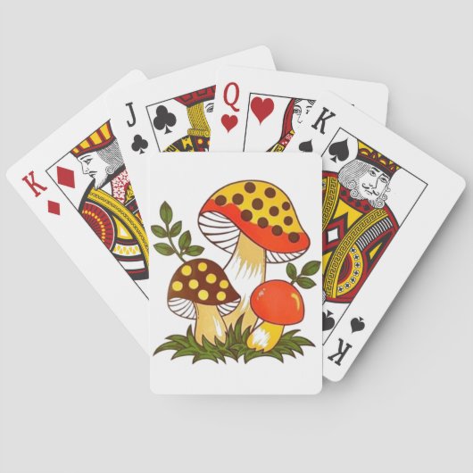ヴィンテージメリーキノコ トランプ (裏面)
