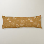 ヴィンテージメリークリスマスのおもちゃハンドドロー ボディピロー (裏面)