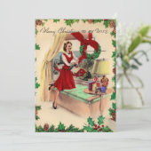 ヴィンテージメリークリスマスの妻 シーズンカード (スタンド正面)