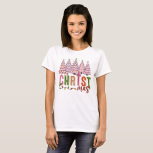 ヴィンテージメリークリスマスイエズスフェイスクリスチャン Tシャツ