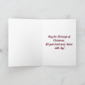 ヴィンテージメリークリスマスエンジェルズ シーズンカード (内部)