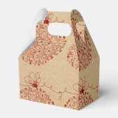 ヴィンテージメリークリスマスオーナメントパターン フェイバーボックス (裏面サイド)