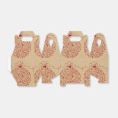 ヴィンテージメリークリスマスオーナメントパターン フェイバーボックス (折り畳みなし)