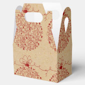 ヴィンテージメリークリスマスオーナメントパターン フェイバーボックス (オープン)