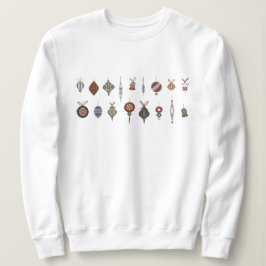 ヴィンテージメリークリスマスオーナメント スウェットシャツ